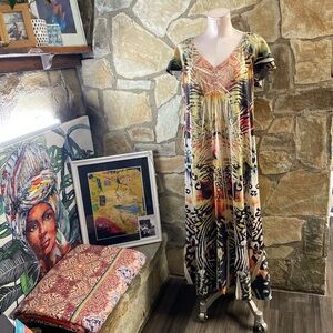 Style & Co Printed Maxi Dress – Size XL